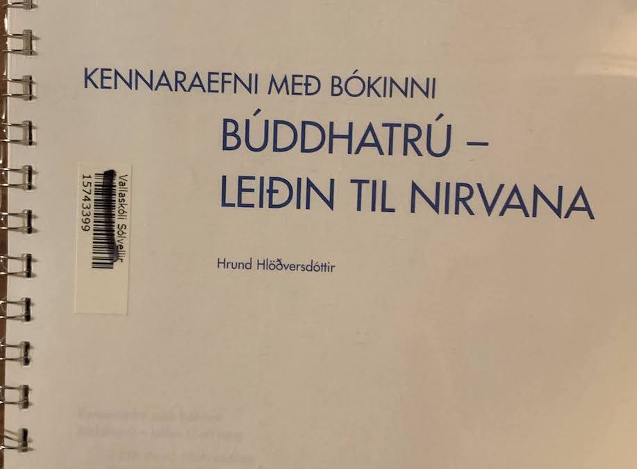 Kennaraefni með bókinni Búddhatrú – leiðin til nirvana